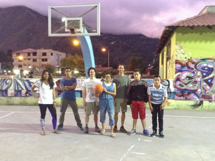 Soirée de basket-ball avec les jeunes