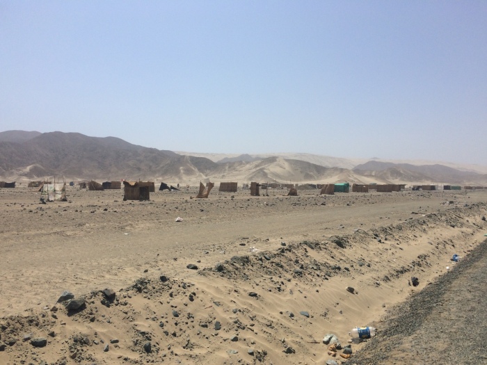 Les cabanes dans le désert